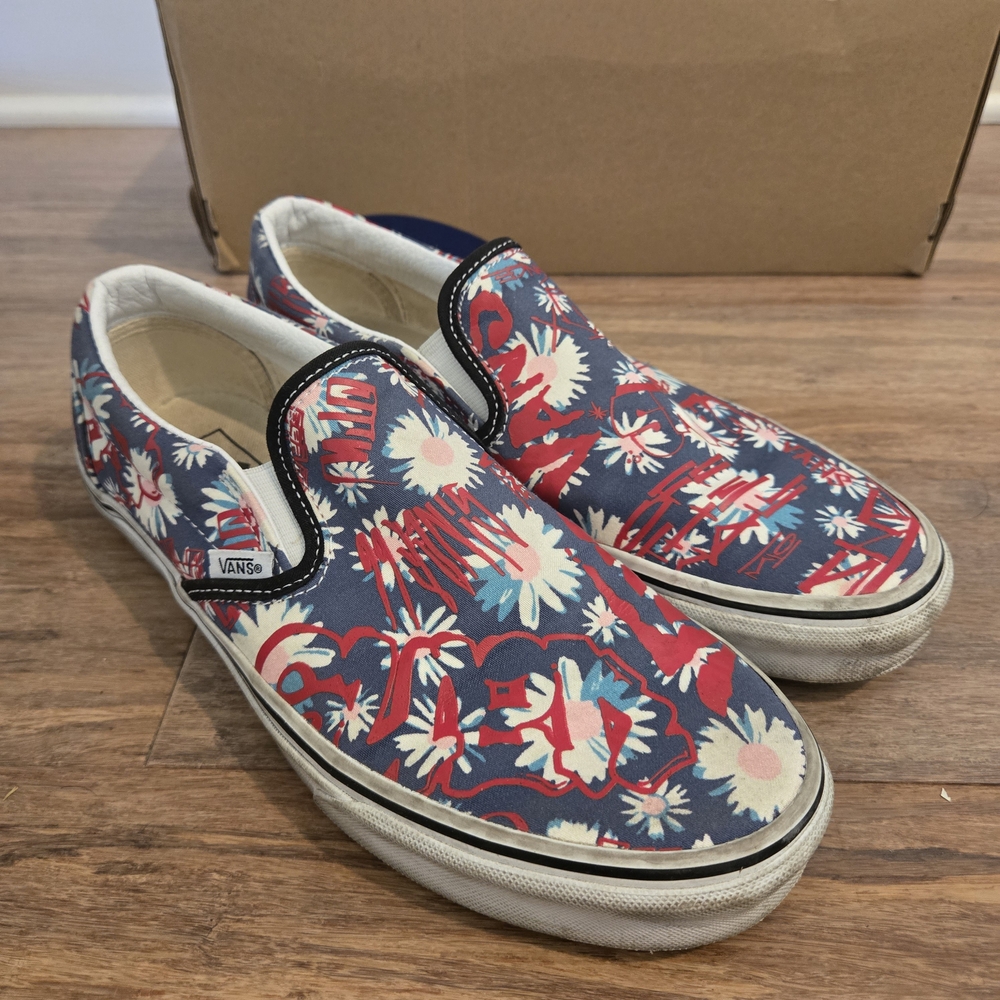 Vans Floral Slip-On Sneakers